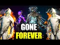You Will NEVER Get These In Warframe Ever Again