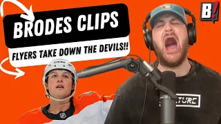 FLYERS BEAT THE DEVILS 5-1 TREVOR ZEGRAS TYSON FOERSTER BOTH NET 2 GOALS Brodes Clips