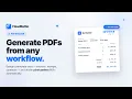 Generate PDFs from Any Workflow in WordPress FlowMattic PDF Builder