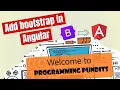 how to add bootstrap in angular Angular Bootstrap