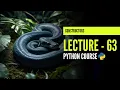 Constructors Constructors in Python Lecture - 63 Python Course In Hindi