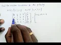 Circular Convolution Matrix Method in DFT DTSP