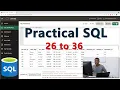 Practical SQL for Beginners and Data Scientists - Exercise 26 to 36