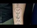 moon phase tattoo l tattoo video l skin inks tattoo