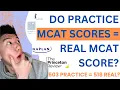 MCAT Practice Tests Real Score Conversion