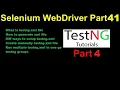 Selenium WebDriver Part41 Configure testng xml How To Manually Create testng xml file