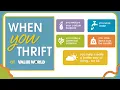 Thrifting at Value World is Sustainable