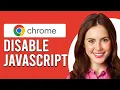 How To Disable Javascript In Chrome How To Turn Off Javascript In Chrome