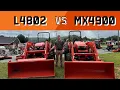 Kubota L4802 vs Kubota MX4900
