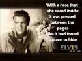 Download Lagu Elvis Presley-Mama Liked The Roses(With Lyrics)