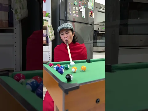 出一張嘴除了講廢話,還能打撞球… #口活運動會 #撞球 #shorts