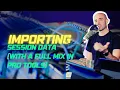 Importing Session Data Using A Full Mix In Pro Tools