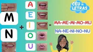 como ensinar a crian a a ler o som das letras m e n como ensinar as s labas