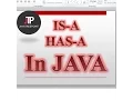 IS-A and Has-A relationship in java in hindi by alok sir