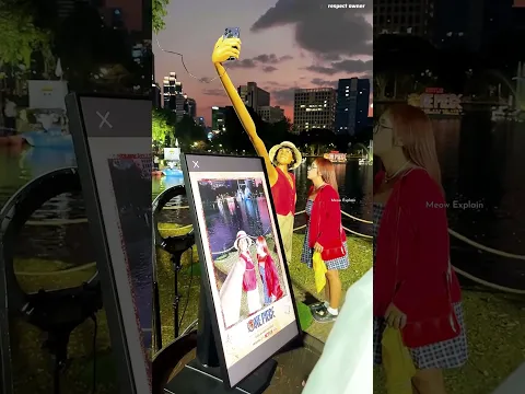 The girl thought the man would move at least a little