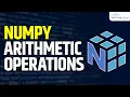 What are NumPy Arithmetic Operations NumPy Tutorial for Beginner