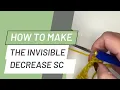 Master the Invisible Single Crochet Decrease for Flawless Amigurumi