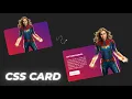 Easy Captain Marvel Pure CSS Card CSS Card Hover Effects HTML CSS Only