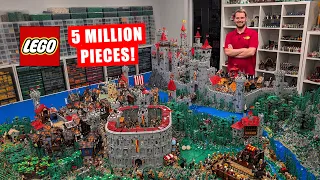 5 Million Pieces! LEGO Castle Kingdom Fills Room (2026 Update)