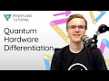 Differentiation on quantum hardware PennyLane Tutorial