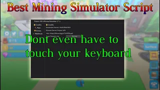 best Mining Simulator 2 Script 3x3 mine Auto Sell Auto hatch More