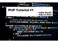 PHP Tutorial - Hello World and Difference Between Echo and Print