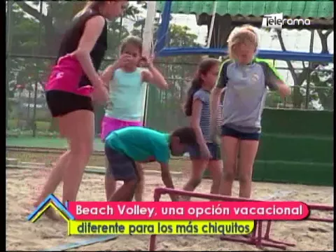 Beach Volley, una opción vacacional diferente para los más chiquitos