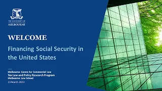 Financing Social Security in the United States