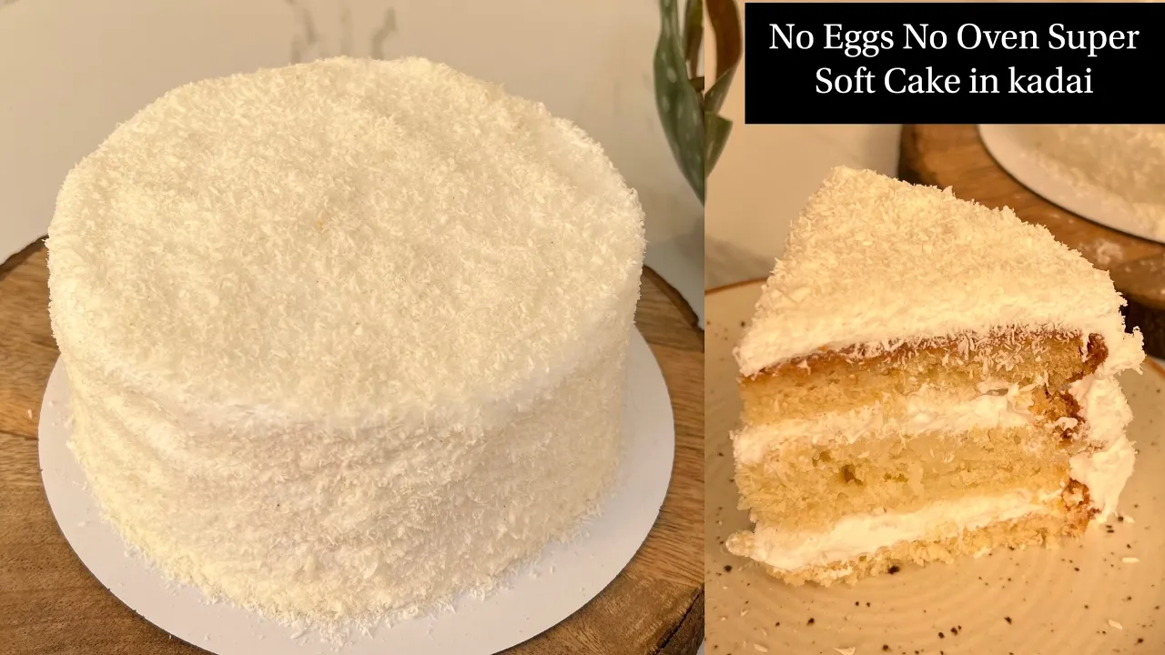  Oil    Snow Cake     No Eggs, No Oven Coconut Ice Cake  Coconut Cake
