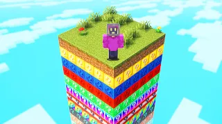 Minecraft, BUT Its One Lucky Chunk!
