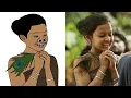 Komma uyyala song drawing meme jr ntr ram charan rrr song meme sr art animation
