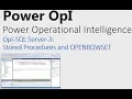PowerOpI SQL Server Part 3 Stored Procedures and OPENROWSET