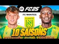 10 SAISONS AVEC LE FC NANTES SUR FC 25 !