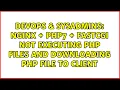 NGINX PHP7 FastCGI Not Executing PHP Files and Downloading PHP file to client