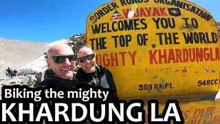 Top of the World? Biking over the Khardung Pass – 5480m! | Nubra Valley Part 1 (N. India Ep 13)