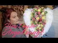 DIY Angel Wings for deco or casket spray