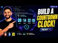 How to Build a Countdown Timer using HTML CSS JavaScript Beginner Web Project
