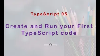 05 TypeScript How to Create a TypeScript Project in VS Code Step-by-Step for Beginners