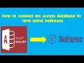 how to connect ms access database in netbeans