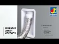 Recessed Dryer Vent Box - Installation Dundas Jafine