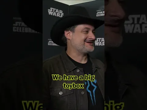 I ASKED DAVE FILONI AND JON FAVREAU ABOUT WORKING TOGETHER. LOVE THEIR ANSWER! #starwars