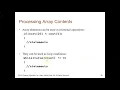 Lesson 7-2 Processing Array Elements