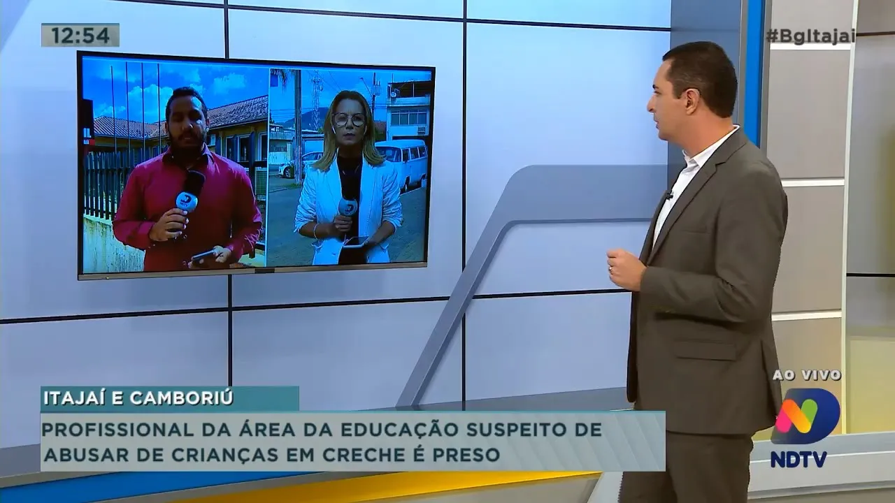 Professor suspeito de abusar crianças em creches de Itajaí e Camboriú é preso