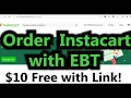 How Pay EBT with Instacart App l Groceries Aldi l Free Delivery 10 Off Step by Step PEBT Card SNAP