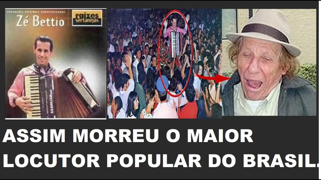 ZÉ BETTIO FOI UM LOCUTOR QUE DEIXOU  SAUDADES .