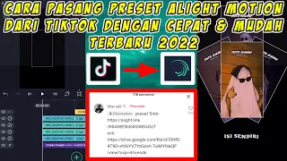 tutorial cara pasang preset am dari tiktok terbaru 2026