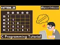 Pattern Program 25 in C language in Hindi Number Pattern Program C Programming Tutorial