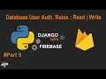 Python Django with Firebase Database Rules allow only Authenticated Users to Read Write access