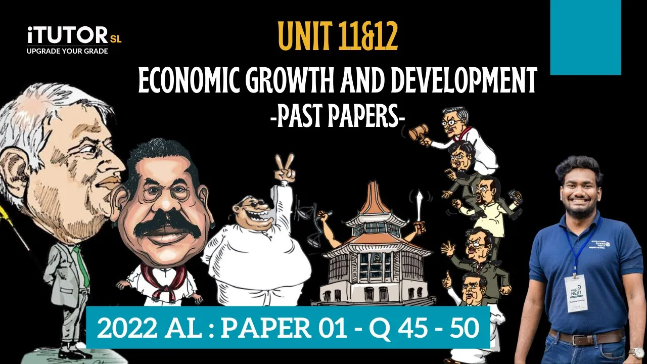 Unit 11&12 - Economic Growth and Development - 2011 Paper 01 - Q45-50 - Arshad Ismail