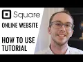 How To Use Square Website Builder Square Online Free Online Store